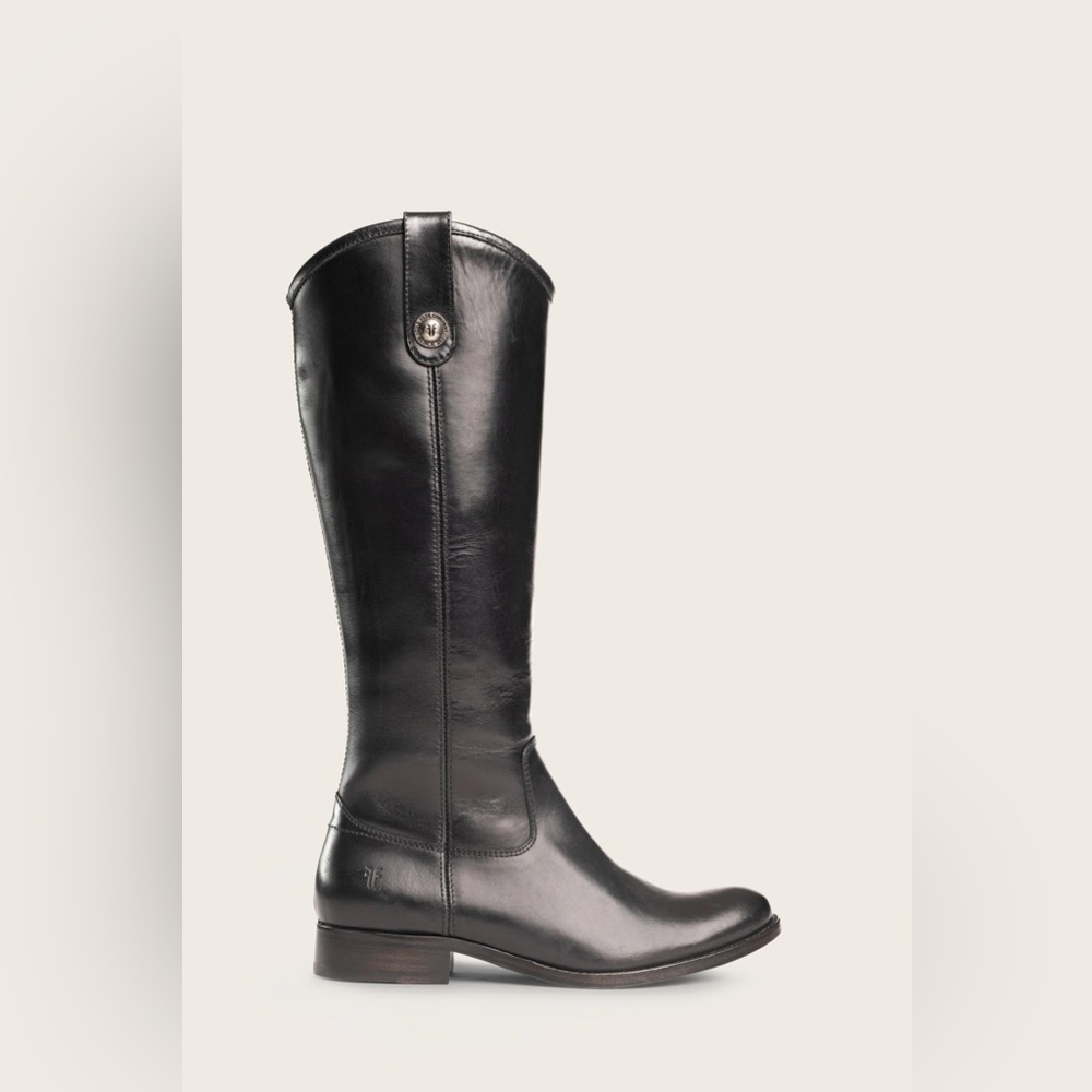 NEW Women’s Frye Melissa Button Inside Zip Talk Boots in Black Size 6